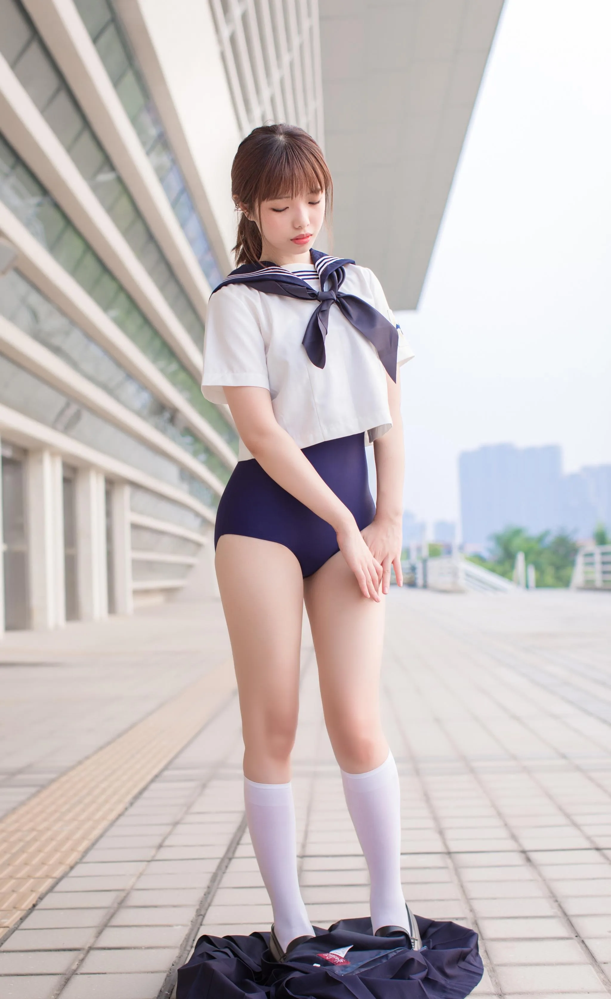 NO.5 雯妹不讲道理-JK [20P]插图3